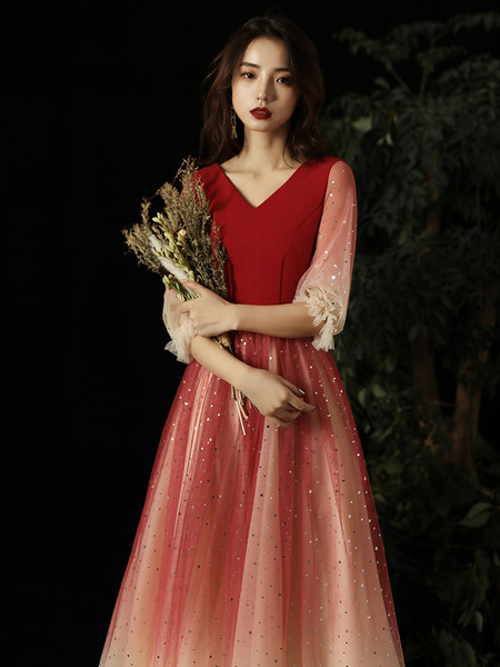 ชุดราตรี ชุดราตรีสวยหรู แบบ ทันสมัย Evening dress