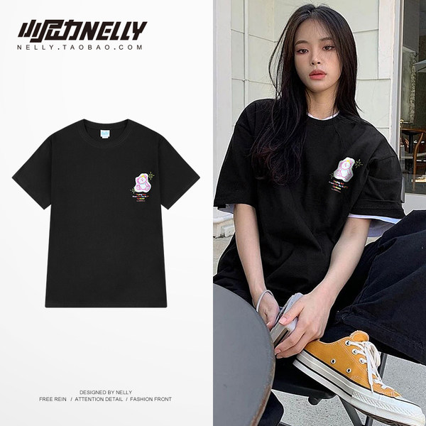 เสื้อยืดคอกลม ผู้ชาย เสื้อยืดผู้ชายเกาหลี เสื้อยืดเกาหลี แบรนด์ NELLY