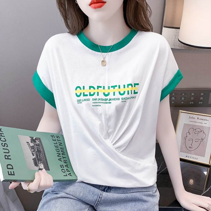 เสื้อยืดวัยรุ่นน่ารักๆ เสื้อวัยรุ่นแขนสั้น เสื้อผ้าวัยรุ่นเกาหลี แบรนด์ Wiyike