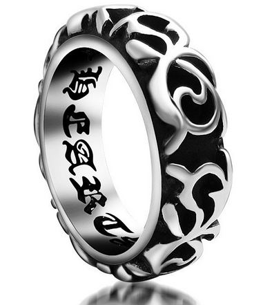 แหวนผู้ชาย แหวน 316L Stainless Steel แกะลาย แบบ ร็อค ๆ เท่ ๆ แหวนผู้ชาย แบบ เท่ ๆ ดีไซน์สวย ของขวัญให้แฟน 679281