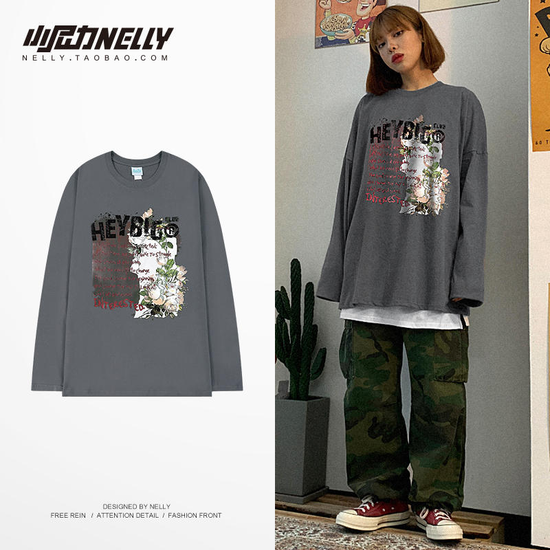เสื้อยืดคอกลม ผู้ชาย เสื้อยืดผู้ชายเกาหลี เสื้อยืดเกาหลี แบรนด์ NELLY