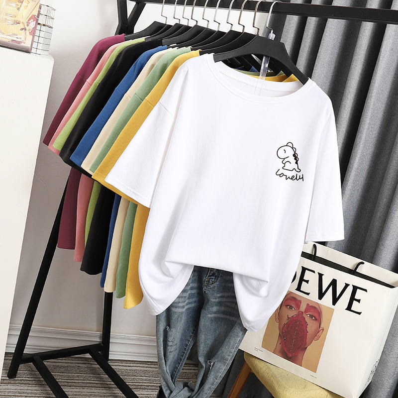 เสื้อโอเวอร์ไซส์เกาหลี เสื้อยืดพลัสไซส์ เสื้อยืดคนอ้วน เสื้อยืดโอเวอร์ไซส์ผู้หญิง