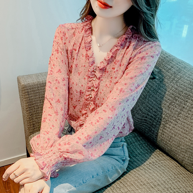 เสื้อเชิ้ตผู้หญิงแขนยาว เสื้อเชิ้ตผู้หญิงใส่ทํางาน 390 บาทต่อชิ้น ฟรีค่าจัดส่ง