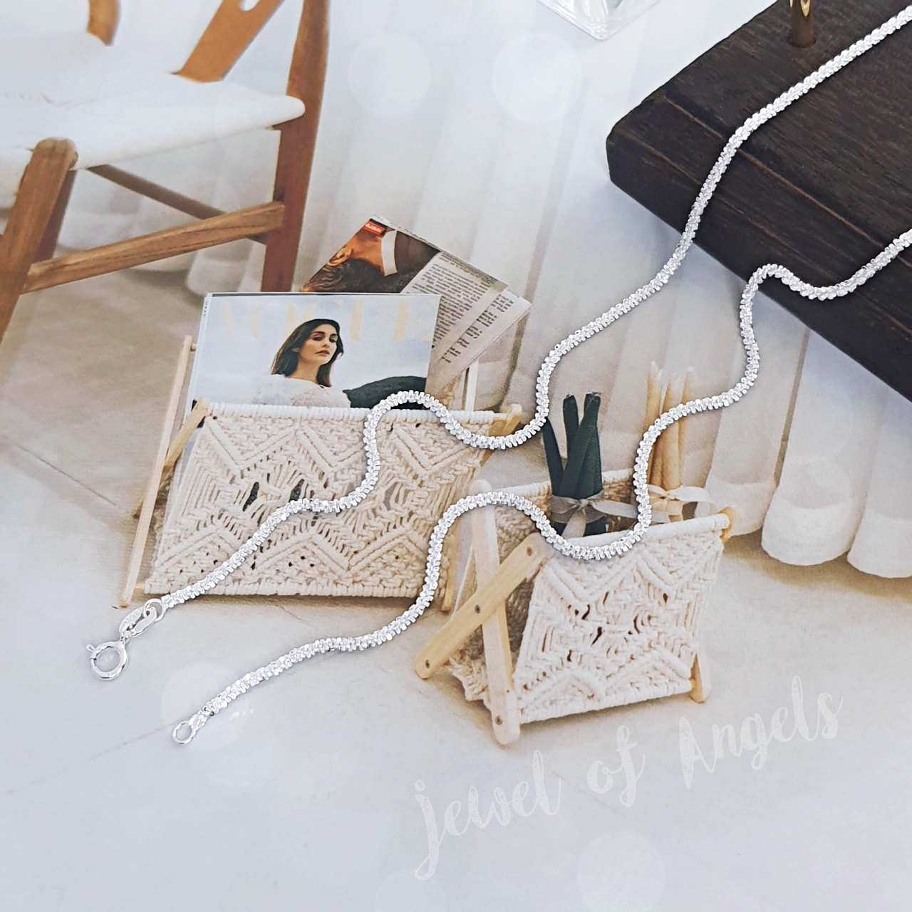 สร้อยคอสั้นเงินแท้ S925 รุ่น Snowflake สร้อยคอสั้นลายเกล็ดหิมะ สร้อยคอแฟชั่น silver925