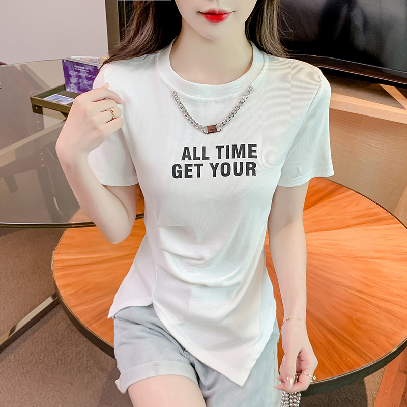 เสื้อผ้าวัยรุ่นเกาหลี เสื้อยืดวัยรุ่นผู้หญิง มีขนาด S M L XL