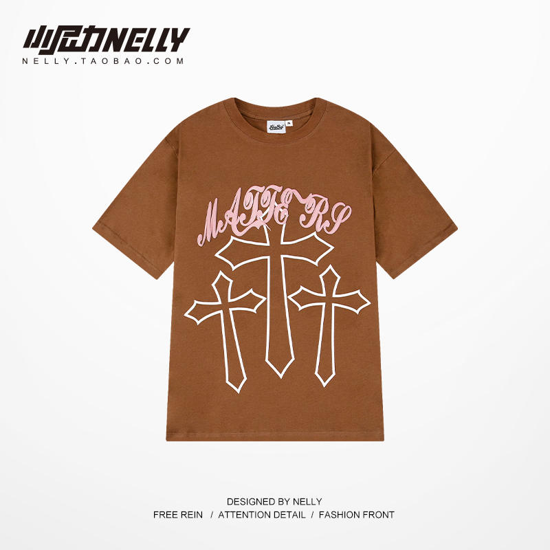 เสื้อยืดคอกลม ผู้ชาย เสื้อยืดผู้ชายเกาหลี เสื้อยืดเกาหลี แบรนด์ NELLY
