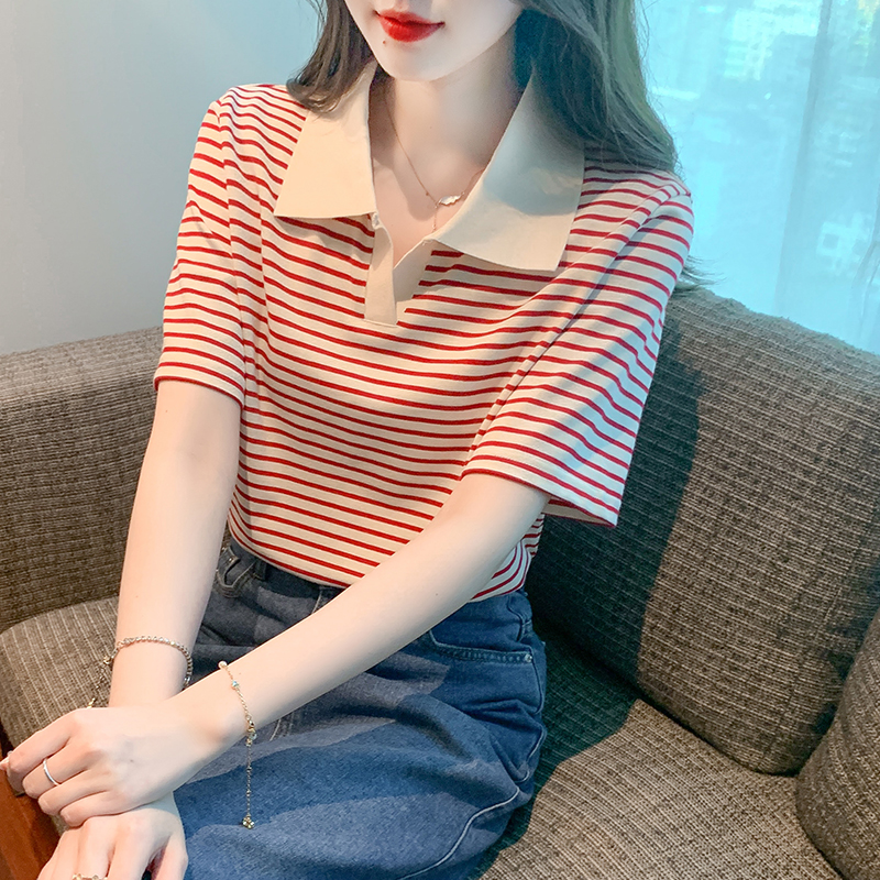 เสื้อผ้าวัยรุ่นเกาหลี เสื้อยืดวัยรุ่นผู้หญิง มีขนาด S M L XL