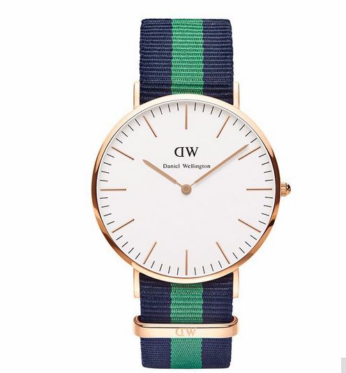 นาฬิกาข้อมือ ผู้หญิง ผู้ชาย ใส่ได้ นาฬิกาแนว Sport ผ้าไนลอน ลายทาง สลับสี แบรนด์ จากอังกฤษ นาฬิกา ข้อมือ มีดีไซน์ ของขวัญให้แฟน 355359