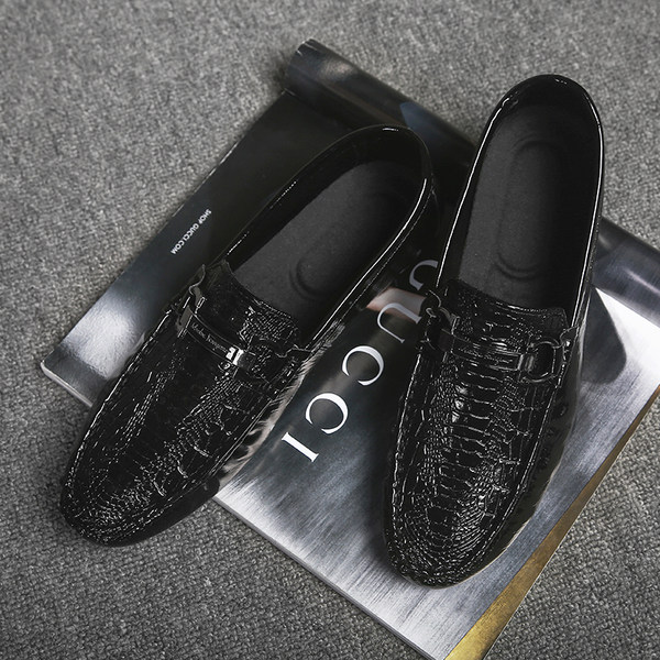 รองเท้าโลฟเฟอร์ชาย รองเท้าผู้ชาย รองเท้าแฟชั่นชาย รองเท้าหนังผู้ชาย Men Loafer Slip-On Shoes