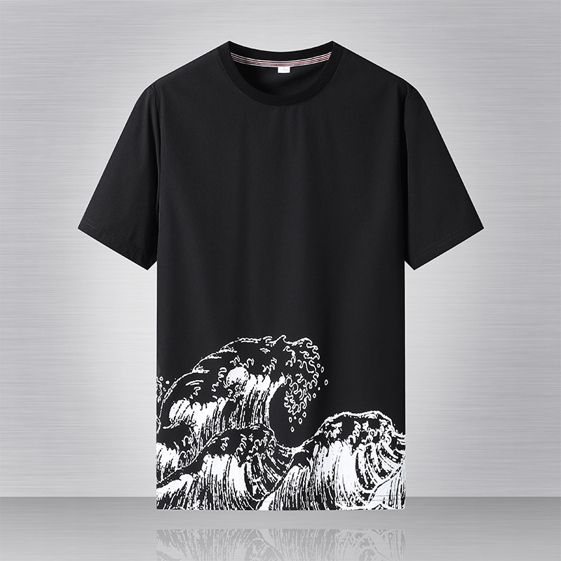 เสื้อยืดผู้ชายอ้วน S-5XL(อกเสื้อ39-51นิ้ว)