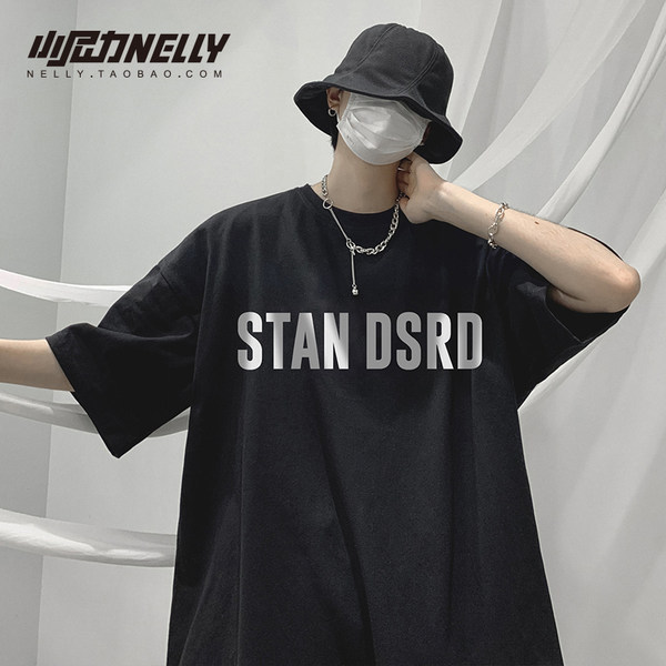 เสื้อยืดคอกลม ผู้ชาย เสื้อยืดผู้ชายเกาหลี เสื้อยืดเกาหลี แบรนด์ NELLY