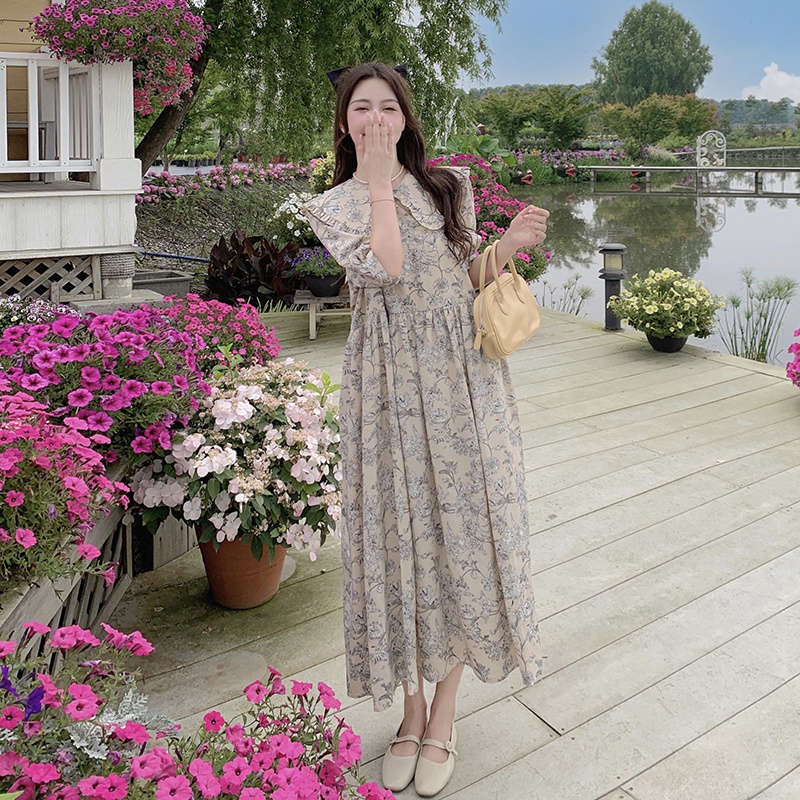 เดรสวัยรุ่น-เดรสคนอ้วนวัยรุ่น L-4XL(อก38-46 นิ้ว)