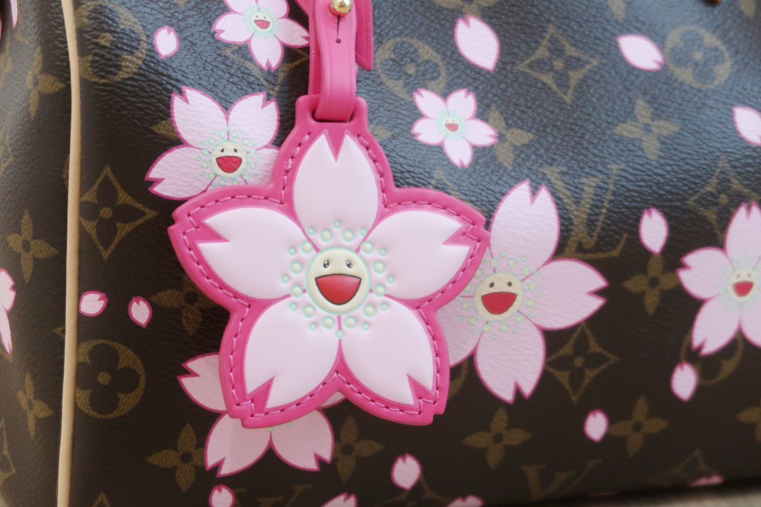 LV X Murakami Monogram Cherry Blossom Speedy 25 Bandouliere (พารากอน 2 เดือน)