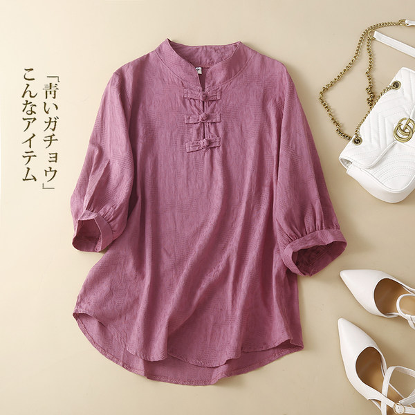 เสื้อลินิน แบบเสื้อสวยๆ เสื้อผ้าฝ้ายลินิน เสื้อเชิ้ตผ้าลินิน BY LININ