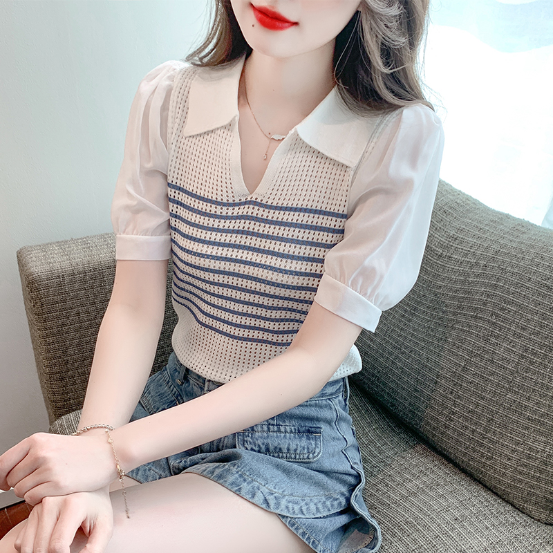 เสื้อผ้าวัยรุ่นเกาหลี เสื้อยืดวัยรุ่นผู้หญิง มีขนาด S M L XL