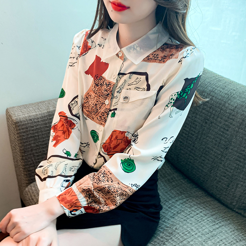 เสื้อเชิ้ตผู้หญิงแขนยาว เสื้อเชิ้ตผู้หญิงใส่ทํางาน 390 บาทต่อชิ้น ฟรีค่าจัดส่ง