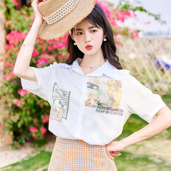เสื้อชีฟองเกาหลี เสื้อชีฟองสวยๆ