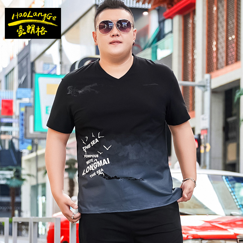 เสื้อยืดผู้ชายอ้วน S-5XL(อกเสื้อ39-51นิ้ว)
