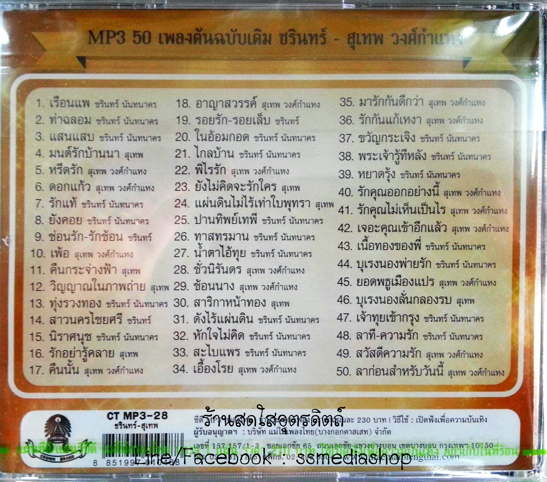 MP3 อกหักรักคุด สุเทพ วงศ์กำแหง+ชรินทร์ นันทนาคร