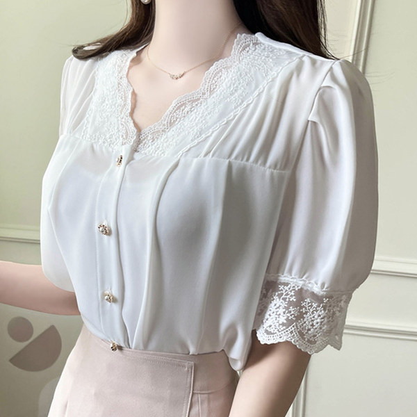 เสื้อชีฟองเกาหลี เสื้อชีฟองสวยๆ