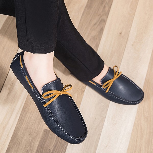 รองเท้าหนังผู้ชาย มีไซส์39-44 รองเท้าโลฟเฟอร์ชาย Slip-On Shoes