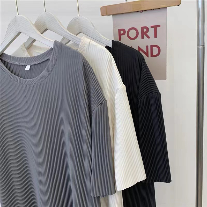 เสื้อยืดผู้ชายอ้วน S-5XL(อกเสื้อ39-51นิ้ว)
