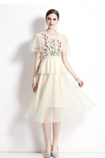 ชุดเดรสยาวสวยๆ ชุดเดรสยาวใส่สบาย ใส่ทำงาน
