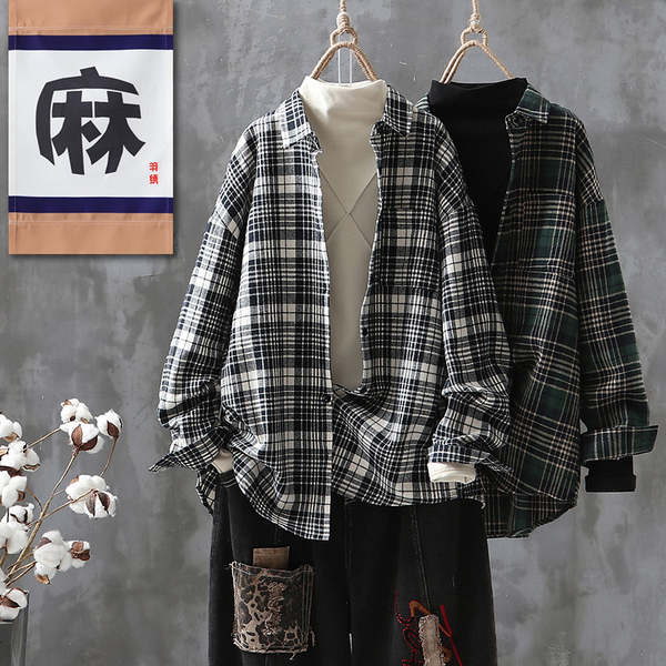 เสื้อเชิ้ตผ้าฝ้ายลินิน ขายเสื้อเชิ้ต ผ้าลินิน เสื้อเชิ้ตผ้าฝ้ายผู้หญิง