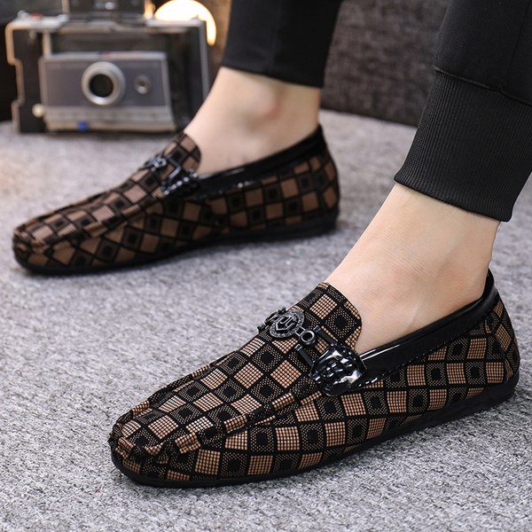 รองเท้าหนังผู้ชาย มีไซส์39-44 รองเท้าโลฟเฟอร์ชาย Slip-On Shoes