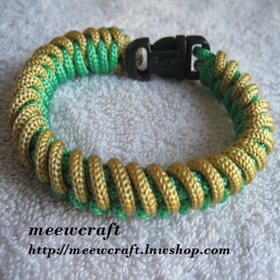 สร้อยข้อมือเชือกร่มเล็ก #E012 Size 7.6"