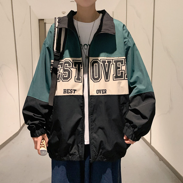 เสื้อแจ็คเก็ตเบสบอล เสื้อคลุม เสื้อแขนยาวสไตล์เกาหลี