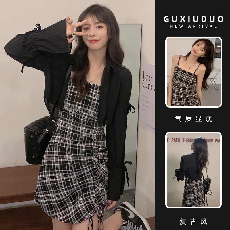 เดรสแขนสั้นมีไซส์L-4XLอก38-47นิ้ว