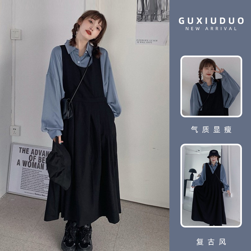 เดรสแขนสั้นมีไซส์L-4XLอก38-47นิ้ว
