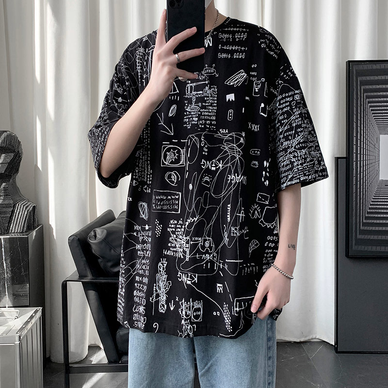 เสื้อยืดผู้ชายอ้วน XL-5XL อกเสื้อ40-52 นิ้ว