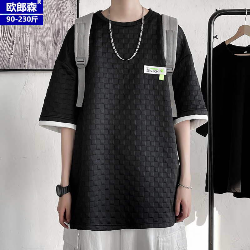 เสื้อยืดผู้ชายอ้วน S-5XL(อกเสื้อ39-51นิ้ว)