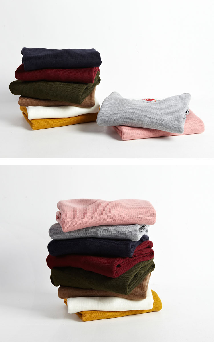 Sweater เสื้อสเวทเตอร์แขนยาว สีเขียวขี้ม้า ทรงสวย จะใส่เดี่ยวไหรือใส่โค้ทคลุมก็เริ่ด