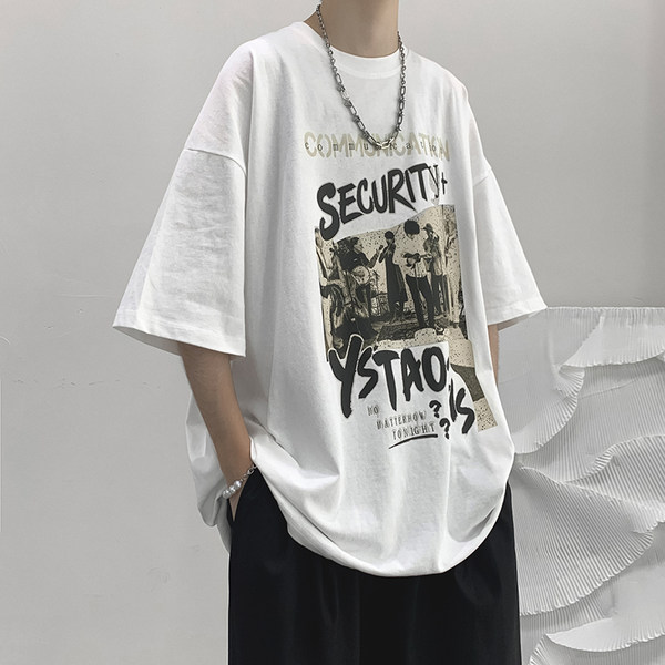 เสื้อยืดผู้ชายอ้วน S-5XL(อกเสื้อ39-51นิ้ว)