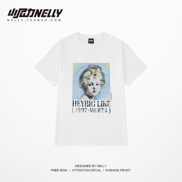 เสื้อยืดคอกลม ผู้ชาย เสื้อยืดผู้ชายเกาหลี เสื้อยืดเกาหลี แบรนด์ NELLY