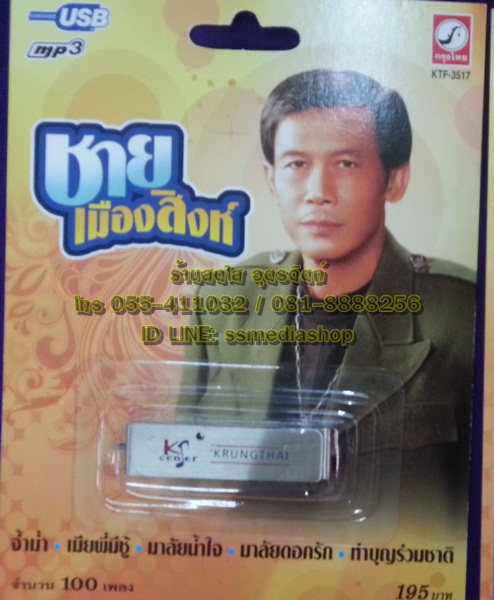 USB+เพลง ชาย เมืองสิงห์