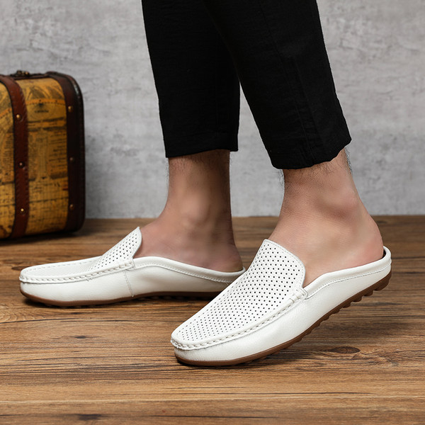 รองเท้าหนังผู้ชาย มีไซส์39-44 รองเท้าโลฟเฟอร์ชาย Slip-On Shoes