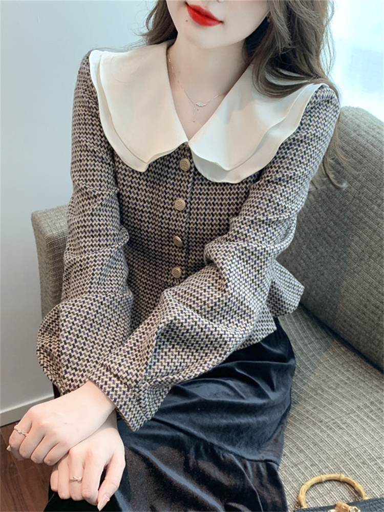 เสื้อลูกไม้ เสื้อเชิ้ตแขนยาว