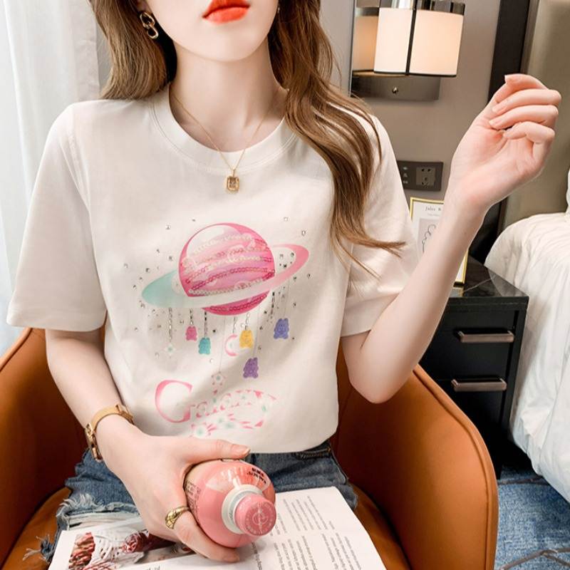 เสื้อยืดวัยรุ่นน่ารักๆ เสื้อวัยรุ่นแขนสั้น เสื้อผ้าวัยรุ่นเกาหลี แบรนด์ Wiyike
