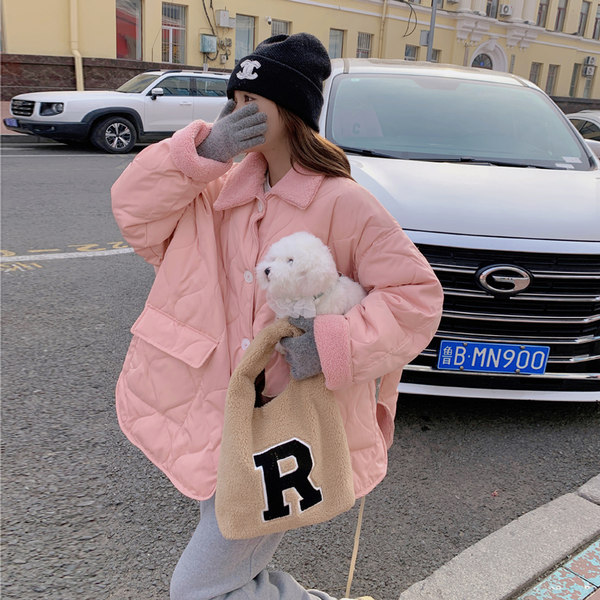 เสื้อโค้ท เสื้อโค้ทกันหนาว เสื้อโค้ทใส่เที่ยวต่างประเทศ ยี่ห้อ: Qianziqian