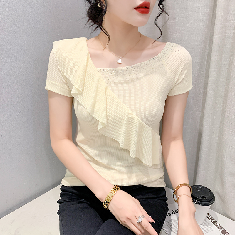 เสื้อผ้าวัยรุ่นเกาหลี เสื้อยืดวัยรุ่นผู้หญิง มีขนาด S M L XL