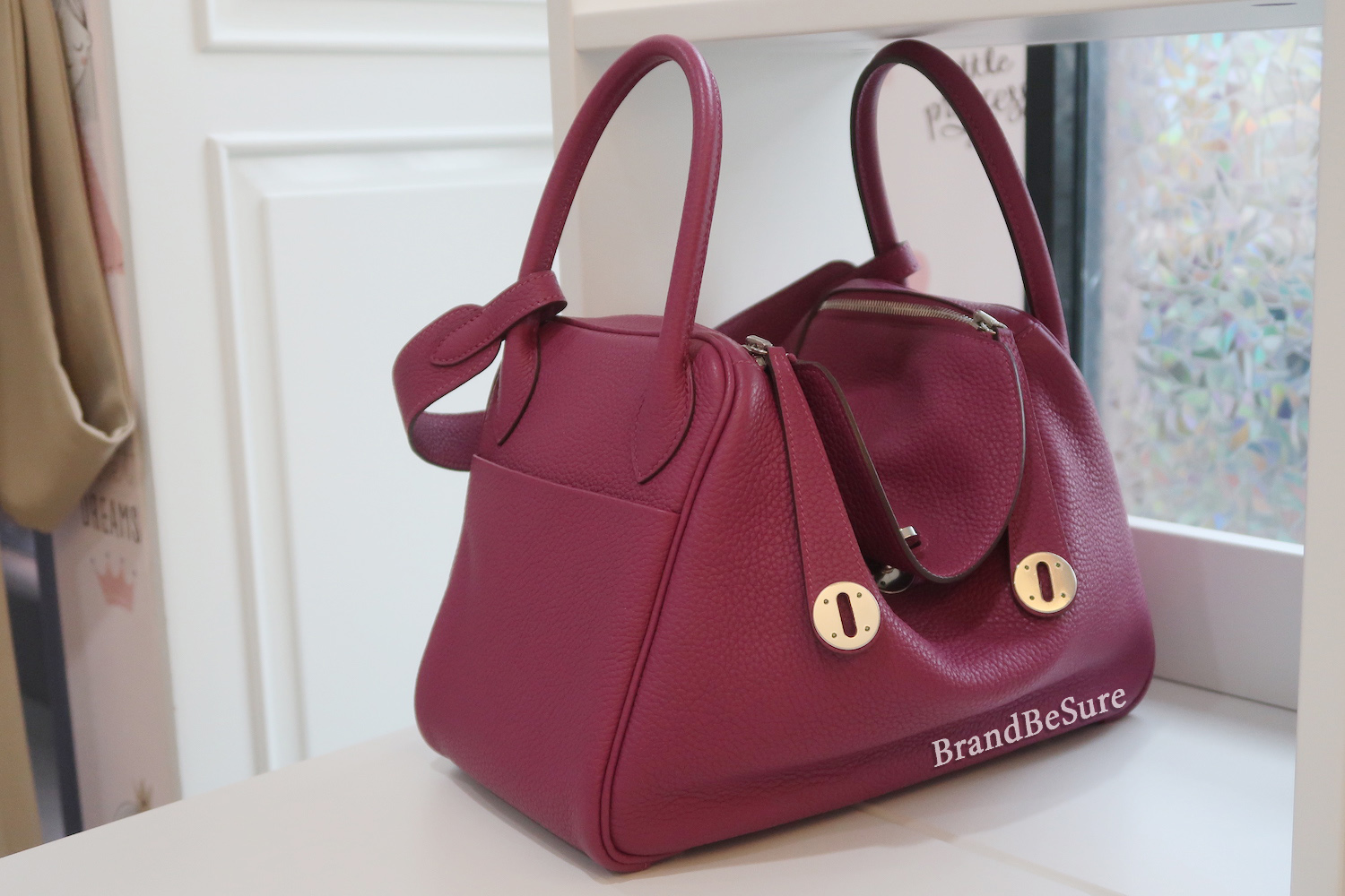 Hermes Tosca Clemence Leather Lindy 30 PHW