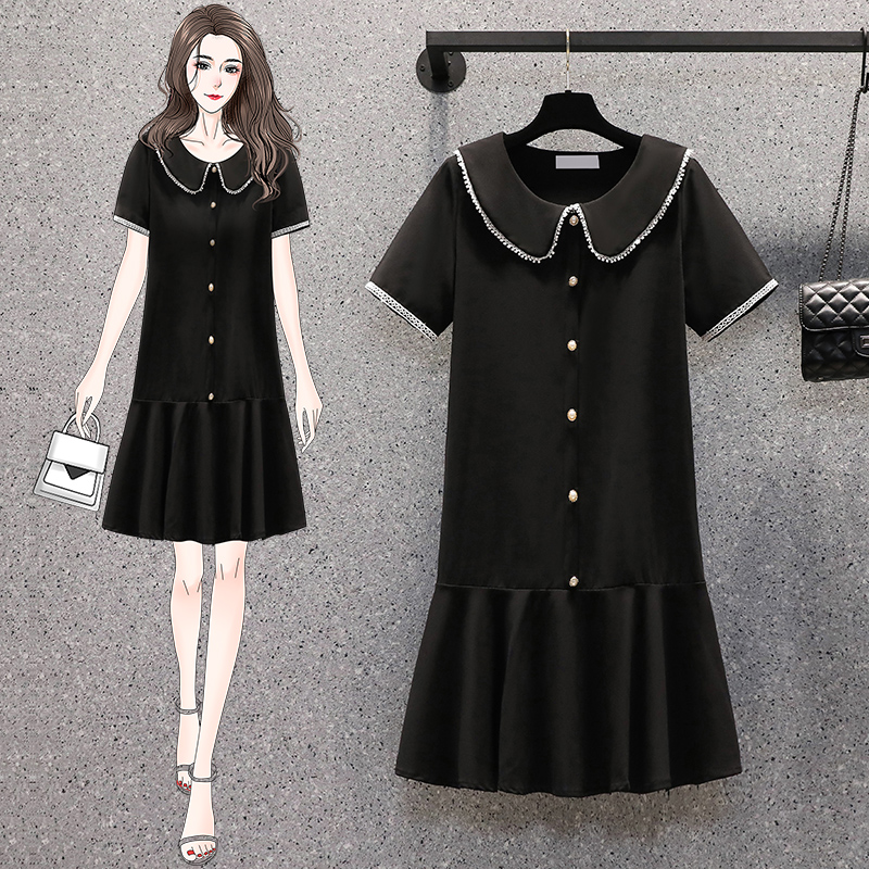เดรสแขนสั้น มีไซส์ L-4XLอก 38-47 นิ้ว ใส่ได้ทั้งสาวหุ่นดีน่ารักจนถึงสาวอวบพลัสไซส์ จัดส่งฟรี! ทักแชทสั่งซื้อ