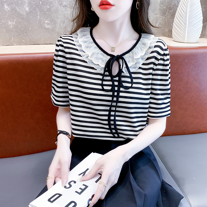 เสื้อผ้าวัยรุ่นเกาหลี เสื้อยืดวัยรุ่นผู้หญิง มีขนาด S M L XL
