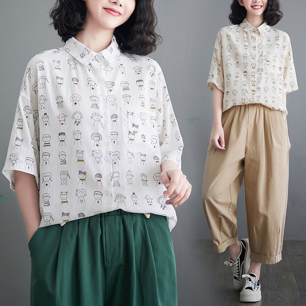 เสื้อลินิน แบบเสื้อสวยๆ เสื้อผ้าฝ้ายลินิน เสื้อเชิ้ตผ้าลินิน BY LININ
