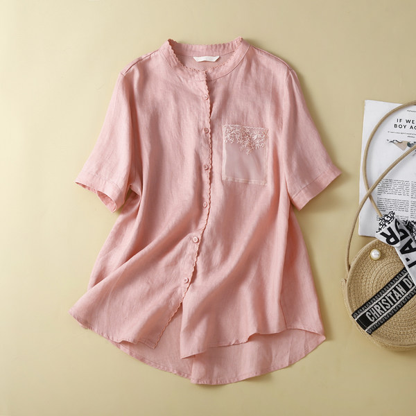 เสื้อลินิน เสื้อผ้าฝ้ายลินิน เสื้อเชิ้ตผ้าลินิน