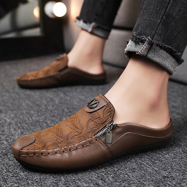 รองเท้าหนังผู้ชาย มีไซส์39-44 รองเท้าโลฟเฟอร์ชาย Slip-On Shoes